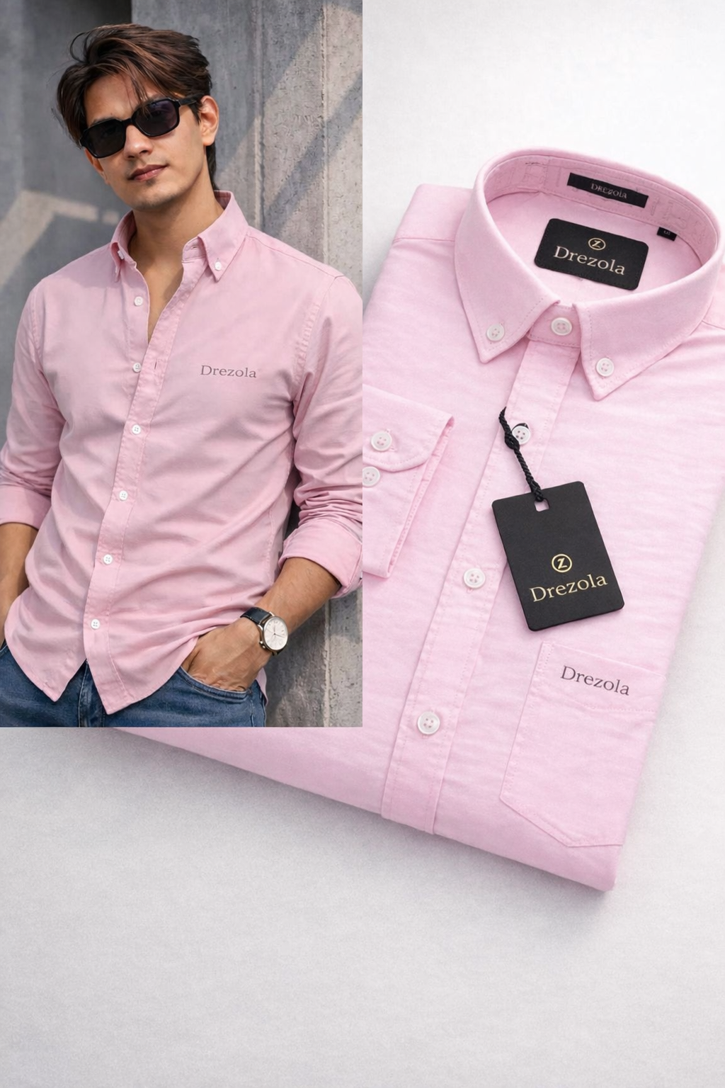 LatestBrandz Best Light Pink Shirt for Men |