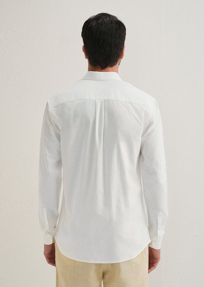 Best Ralph Lauren Premium Linen White Cotton Shirt – Casual Wear - Image 7